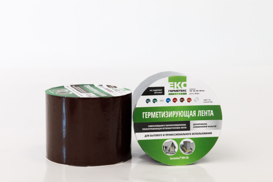 Лента Germetex Color, шоколад (3м*100мм) Лента Germetex Color, шоколад (3м*100мм)