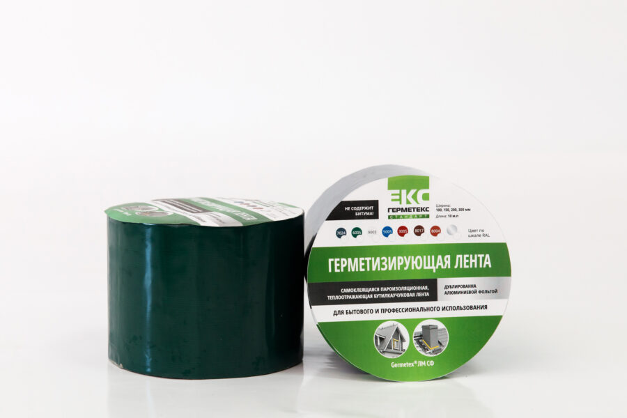 Лента Germetex Color, зеленый (3м*100мм)